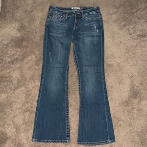 Aeropostale Hailey Skinny Flare blue jeans